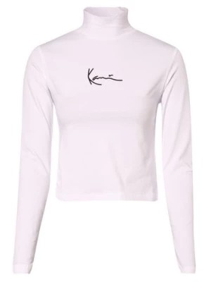 Zdjęcie produktu Karl Kani Damska koszulka z długim rękawem Kobiety Bawełna biały jednolity,