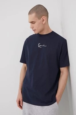 Zdjęcie produktu Karl Kani t-shirt bawełniany kolor granatowy z aplikacją