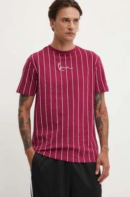 Zdjęcie produktu Karl Kani t-shirt bawełniany męski kolor bordowy wzorzysty 6137659