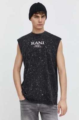 Zdjęcie produktu Karl Kani t-shirt bawełniany męski kolor czarny