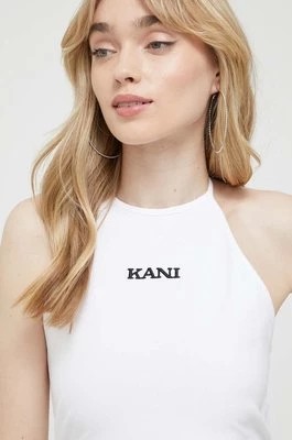 Zdjęcie produktu Karl Kani top damski kolor biały