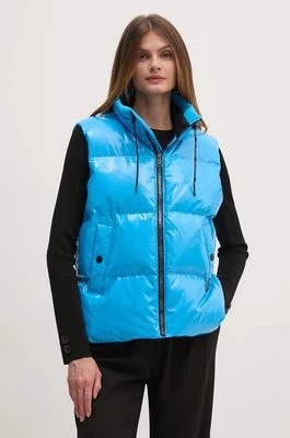 Zdjęcie produktu Karl Lagerfeld bezrękawnik damski kolor niebieski zimowy 245W1500