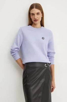 Zdjęcie produktu Karl Lagerfeld bluza damska kolor fioletowy gładka 245W1810