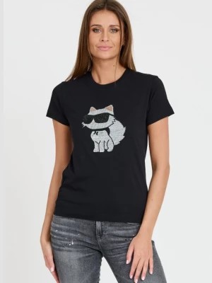 Zdjęcie produktu KARL LAGERFELD Czarny t-shirt Ikonik 2.0