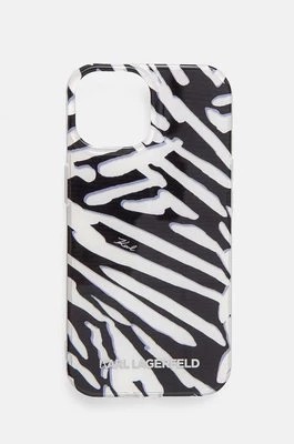 Zdjęcie produktu Karl Lagerfeld etui na telefon iPhone 15 / 14 / 13 6.1 kolor czarny KLHCP15SHZBPKCCK