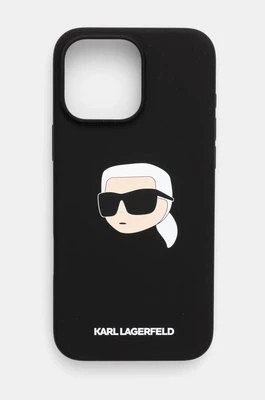 Zdjęcie produktu Karl Lagerfeld etui na telefon iPhone 16 Pro Max 6.9 kolor czarny KLHMP16XSKHPPLK