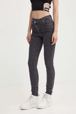 Zdjęcie produktu Karl Lagerfeld Jeans jeansy damskie kolor szary 245J1102