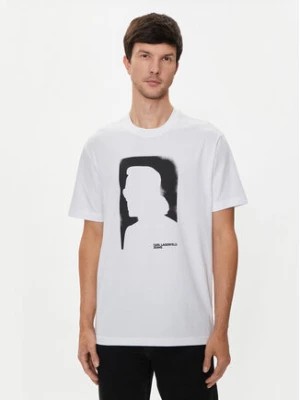 Zdjęcie produktu Karl Lagerfeld Jeans T-Shirt 245D1709 Biały Regular Fit