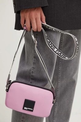 Zdjęcie produktu Karl Lagerfeld Jeans torebka kolor różowy 245J3202