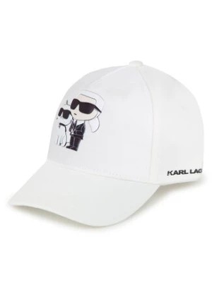 Zdjęcie produktu Karl Lagerfeld Kids Czapka z daszkiem Z30160 Biały