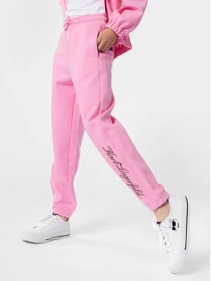Zdjęcie produktu Karl Lagerfeld Kids Spodnie dresowe Z30069 S Różowy Regular Fit
