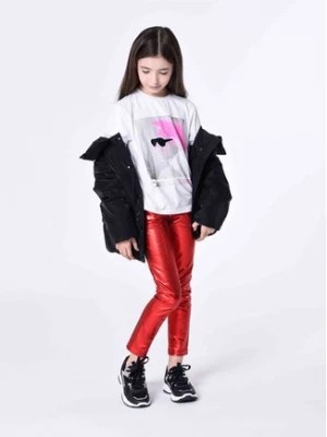 Zdjęcie produktu Karl Lagerfeld Kids Spodnie materiałowe Z14219 D Czerwony Skinny Fit