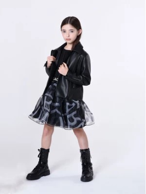 Zdjęcie produktu Karl Lagerfeld Kids Sukienka codzienna Z12261 S Czarny Regular Fit