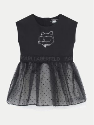 Zdjęcie produktu Karl Lagerfeld Kids Sukienka codzienna Z30278 D Czarny Regular Fit