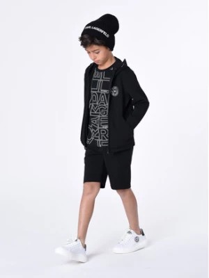 Zdjęcie produktu Karl Lagerfeld Kids T-Shirt Z25414 S Czarny Regular Fit