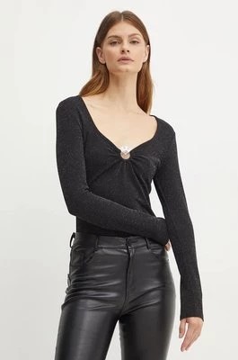 Zdjęcie produktu Karl Lagerfeld longsleeve damski kolor czarny 246W1712