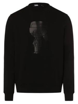 Zdjęcie produktu KARL LAGERFELD Męska bluza nierozpinana Mężczyźni Bawełna czarny nadruk,