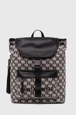 Zdjęcie produktu Karl Lagerfeld plecak damski kolor beżowy duży wzorzysty 245W3196