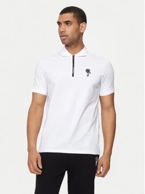 Zdjęcie produktu KARL LAGERFELD Polo 745400 543221 Biały Regular Fit