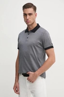 Zdjęcie produktu Karl Lagerfeld polo bawełniane kolor czarny wzorzysty 542203.745008