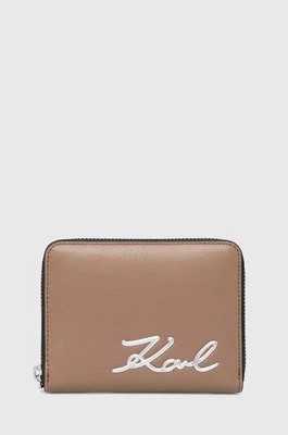 Zdjęcie produktu Karl Lagerfeld portfel damski kolor brązowy