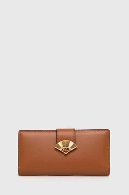 Zdjęcie produktu Karl Lagerfeld portfel skórzany damski kolor brązowy