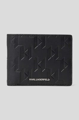 Zdjęcie produktu Karl Lagerfeld portfel skórzany męski kolor czarny