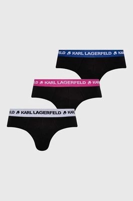 Zdjęcie produktu Karl Lagerfeld slipy 3-pack męskie kolor czarny