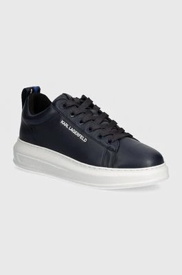 Zdjęcie produktu Karl Lagerfeld sneakersy skórzane KAPRI MENS kolor granatowy KL52514A