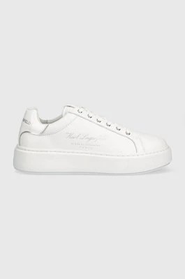 Zdjęcie produktu Karl Lagerfeld sneakersy skórzane MAXI KUP kolor biały KL62223F
