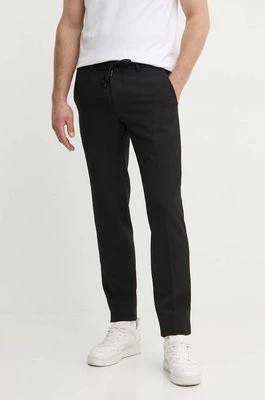 Zdjęcie produktu Karl Lagerfeld spodnie męskie kolor czarny proste 543002.255056