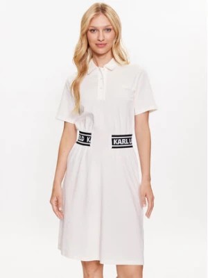 Zdjęcie produktu KARL LAGERFELD Sukienka codzienna 231W1351 Biały Regular Fit