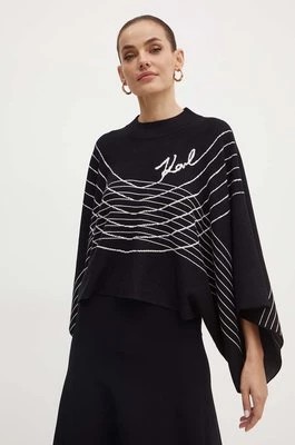 Zdjęcie produktu Karl Lagerfeld sweter damski kolor czarny 245W2004
