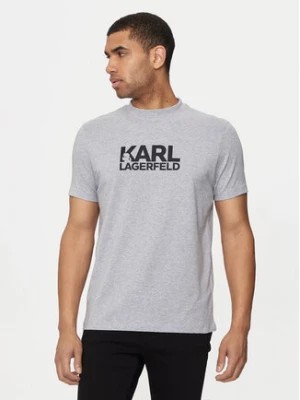 Zdjęcie produktu KARL LAGERFELD T-Shirt 755087 543236 Szary Regular Fit