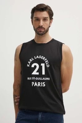 Zdjęcie produktu Karl Lagerfeld t-shirt męski kolor czarny 541231.755266