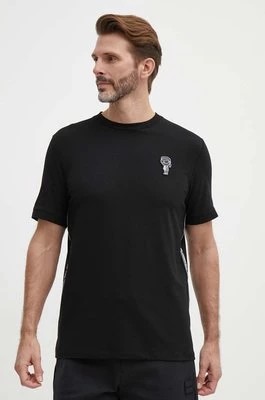 Zdjęcie produktu Karl Lagerfeld t-shirt męski kolor czarny z aplikacją 542221.755026