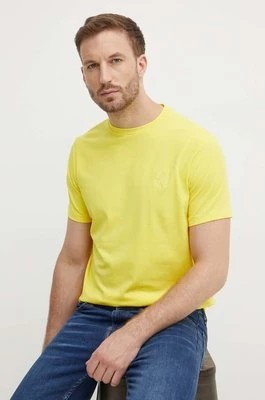 Zdjęcie produktu Karl Lagerfeld t-shirt męski kolor żółty gładki 542221.755890