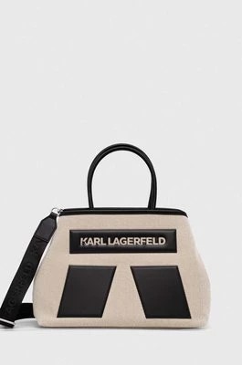 Zdjęcie produktu Karl Lagerfeld torebka kolor beżowy