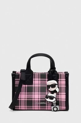 Zdjęcie produktu Karl Lagerfeld torebka kolor różowy
