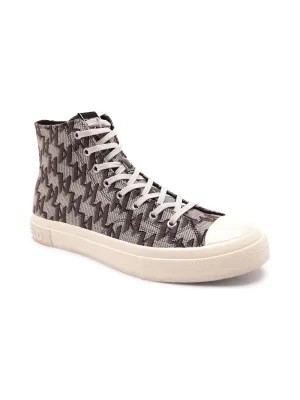 Zdjęcie produktu Karl Lagerfeld Trampki KAMPUS III Monogram Jacquard Hi | z dodatkiem skóry