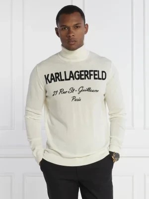 Zdjęcie produktu Karl Lagerfeld Wełniany golf knit | Regular Fit