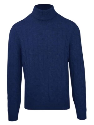 Zdjęcie produktu Kaszmierowo-Włoski Sweter z Golfem Mężczyźni Malo