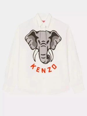 Zdjęcie produktu Kenzo Biała koszula "Kenzo Elephant" rozmiar