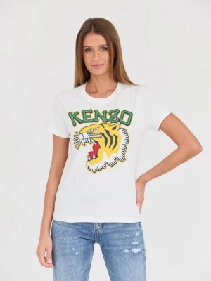 Zdjęcie produktu KENZO Biały t-shirt Tiger Varsity crewneck