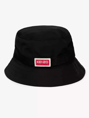 Zdjęcie produktu Kenzo Czarny kapelusz typu bucket z logo