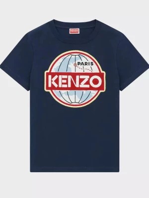 Zdjęcie produktu Kenzo Granatowy t-shirt "Kenzo World"