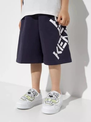 Zdjęcie produktu Kenzo Kids Granatowe spodenki z logo 4-12 lat rozmiar