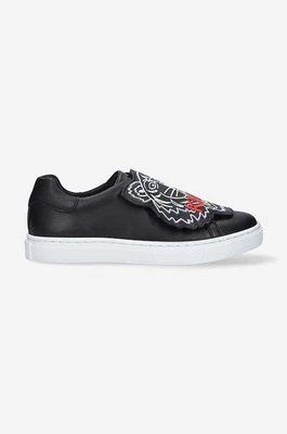 Zdjęcie produktu Kenzo Kids sneakersy skórzane dziecięce K59039 kolor czarny