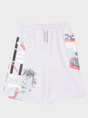 Zdjęcie produktu Kenzo Kids Szare spodenki z logo 4-14 lat rozmiar