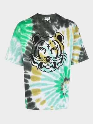 Zdjęcie produktu Kenzo Kolorowy t-shirt z nadrukiem tygrysa